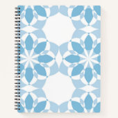 Carnet Cool, girly, moderne, tendance fleur unique abstra (Devant)