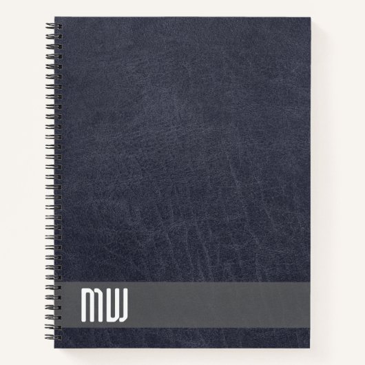Carnet Cool Leather Metal Stripe Bold Monogram (Devant)