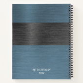 Carnet Cool Modern Navy Blue Sketchbook (Dos)