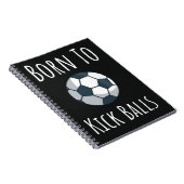 Carnet Cool Modern Soccer Présente Joueur Garçon tendance (Côté Droit)