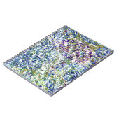 Carnet Cool, moderne, tendance coloré abstrait arrière - (Côté gauche)