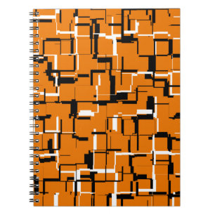 Carnet COOL Orange Black White