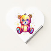 Carnet Cool Ours mou Teddy positif (Dos)