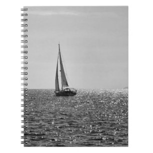 Carnet Cool photo moderne bateau à voile en été