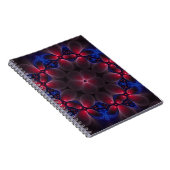Carnet Cool Purple Digital Fractal Art (Côté Droit)