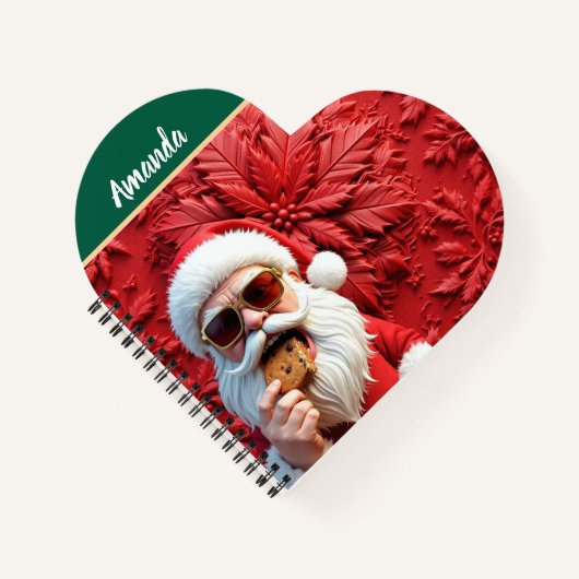 Carnet Cool Santa Claus (Devant)