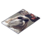 Carnet Cool Shih Tzu cheveux longs Lunettes de soleil vin (Côté gauche)