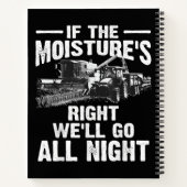 Carnet Cool si l'humidité juste fermier cadeau Funny Far (Dos)