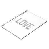 Carnet Cool, simple, modern design Love Pennsylvania (Côté gauche)