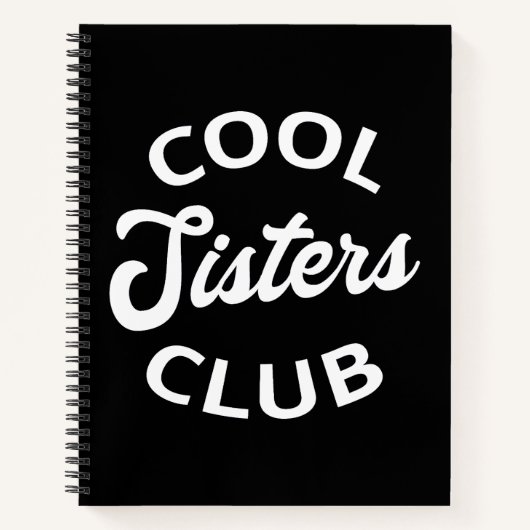 Carnet Cool Sisters Club I (Devant)