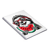 Carnet Cool Sloth Manger de la pastèque (Côté Droit)