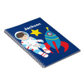 Carnet Cool sur mesure astronaute extra-atmosphérique enf (Côté Droit)
