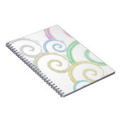 Carnet Cool, tendance, moderne onduleur brosses (Côté Droit)