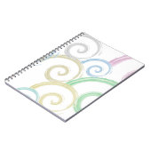 Carnet Cool, tendance, moderne onduleur brosses (Côté gauche)