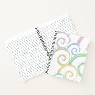 Carnet Cool, tendance, moderne onduleur brosses