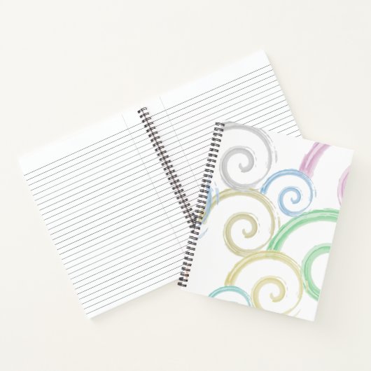 Carnet Cool, tendance, moderne onduleur brosses (Intérieur)