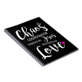 Carnet Coordinateur Chaos Enseignant Powered By Jesus Mot (Côté Droit)