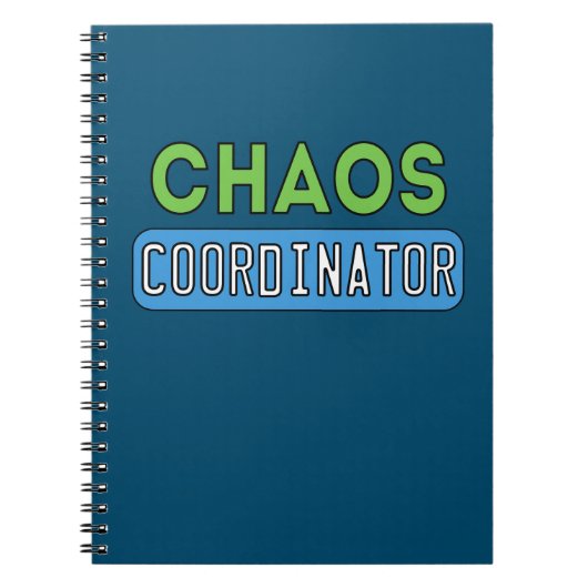 Carnet Coordinateur du Chaos (Devant)