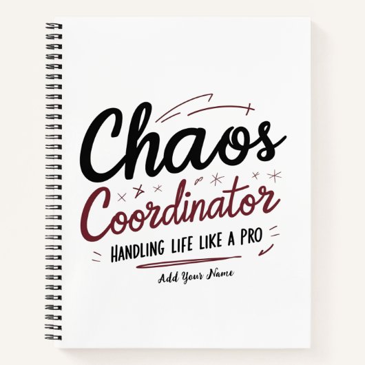 Carnet Coordinateur du Chaos Mousepad - bureau personnali (Devant)