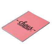 Carnet Coordonnateur du Chaos (Côté gauche)