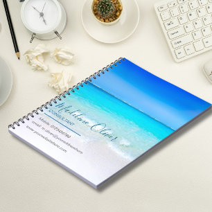 Carnet Coordonnées professionnelles bord de mer océan été
