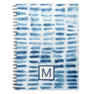 Carnet Copie d'aquarelle du monogramme   Indigio