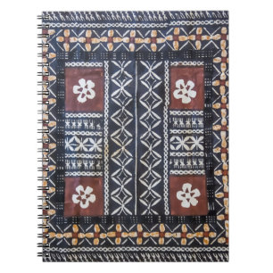 Carnet Copie de Barkcloth de Tapa des Fidji