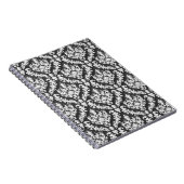 Carnet Copie de damassé dans le gris - magnifique ! (Côté Droit)