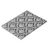 Carnet Copie de damassé dans le gris - magnifique ! (Côté gauche)