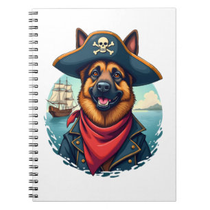 Carnet Copie de Pirate de Chien Berger Allemand