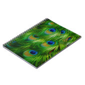 Carnet Copie de plume de paon (Côté gauche)