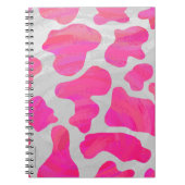 Carnet Copie de rose indien de vache et blanche (Devant)