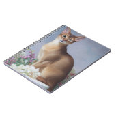 Carnet Copper Beauty – Abyssinian Cat Notebook (Côté gauche)