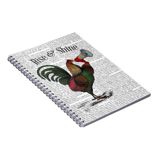 Carnet Coq avec Loudhailer 2 (Côté Droit)