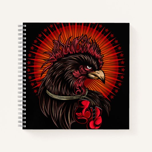 Carnet Coq de boîte (Devant)