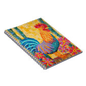 Carnet Coq en fleurs (Côté Droit)