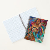 Carnet Coq - Kaleidoscope des couleurs (Intérieur)