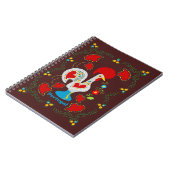 Carnet Coq traditionnel de Barcelos en blanc (Côté gauche)