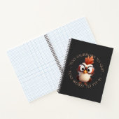 Carnet Coq Trop Têtu Pour Quitter Trop Étrange Pour S'Ada (Intérieur)
