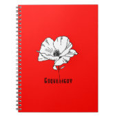 Carnet Coquelicot (Devant)