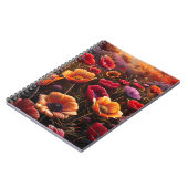 Carnet Coquelicots Colorés (Côté gauche)