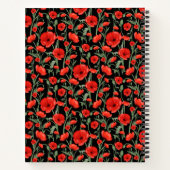 Carnet Coquelicots rouges (Dos)