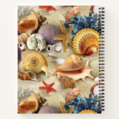 Carnet Coques de mer sur la plage (Dos)