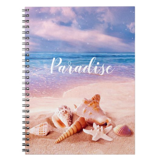 Carnet Coques de plage de Paradise Sea (Devant)