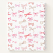 Carnet Coquette Aesthétique Vaches Roses Claires (Dos)