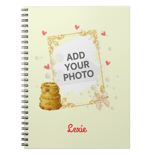 Carnet Coquette Birthday Notebook Gift (Devant)