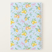 Carnet Coquette Bleu Citron (Verso)