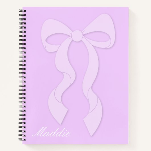 Carnet Coquette Bow (Devant)