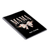 Carnet Coquette Bow Mama Est 2025 Bonne fête des mères (Côté Droit)