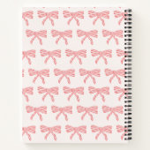 Carnet Coquette Bow Rose (Dos)